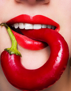 makeup. Expression rock style lip make-up like a vampire, dark romantic. Fashion look, glitter, multicolor, soft focus
