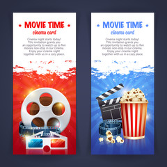 Realistic cinema movie poster template - 87815458