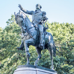 Obraz premium bronze statue of George Washington Union Square Park Manhattan New York City
