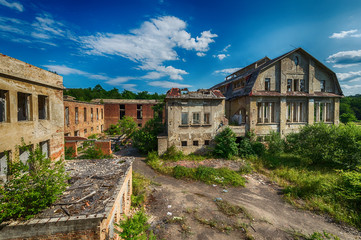 Beautiful old factory building, fabulous background © Zsolnai Gergely