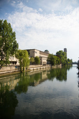 Obraz premium Deutsches Museum an der Isar in München