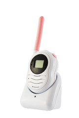 Radio baby-phone on a white background