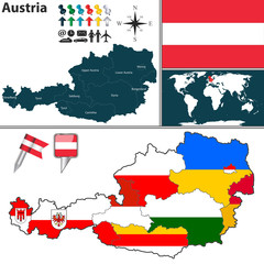 Map of Austria