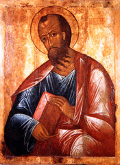 Icon of the Apostle Paul - obrazy, fototapety, plakaty