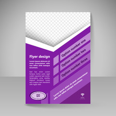 Site layout for design - flyer