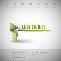 Banner with commerce business content