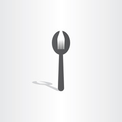 fork spoon icon vector design