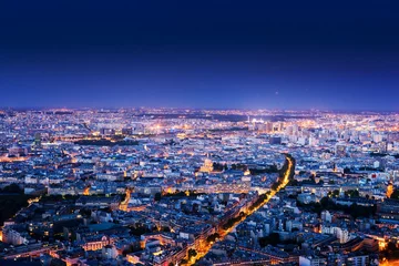 Kussenhoes Panorama of Paris, France © Iakov Kalinin