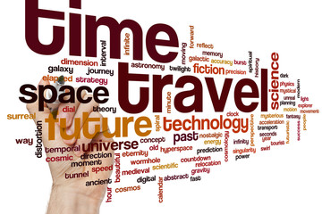 Time travel word cloud © ibreakstock