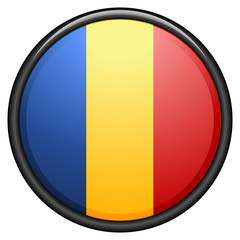 Fototapeta premium Romania button