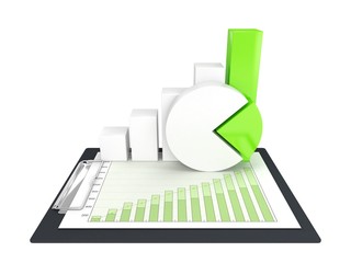 business graph and chart