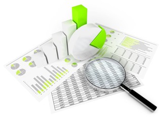 business graph and chart