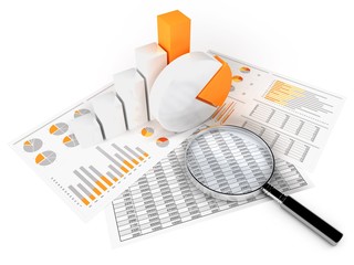 business graph and chart