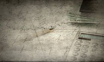 Vintage business background