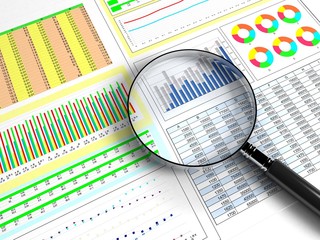 business graph and chart