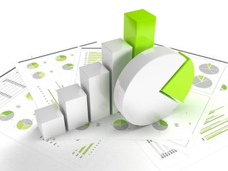 business graph and chart
