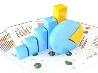 business graph and chart