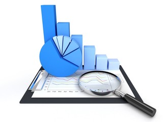 business graph and chart