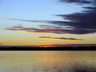 Fototapeta premium Dawn on the lake