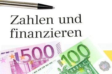 Zahlen und finanzieren