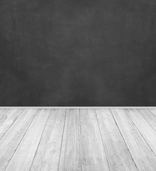 emty room with blackboard