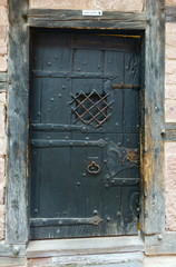 old dark door
