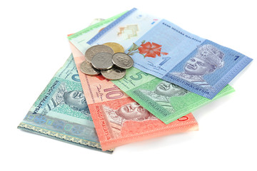 Money isolated on white