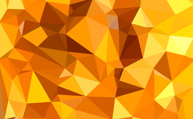 The illustration design Colorful polygon