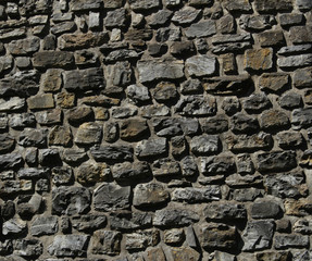 Structure texture of old stone walls