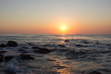 Sunrise at the beach