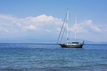 Boat in the sea