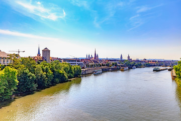 Wuerzburg City Summer Panorama