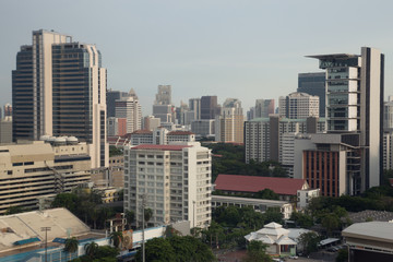 Fototapeta na wymiar Hochhäuser in Bangkok