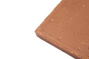 chocolate bar isolated on white