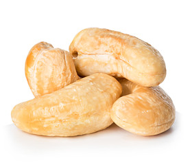 Cashews nuts isolated on a white background