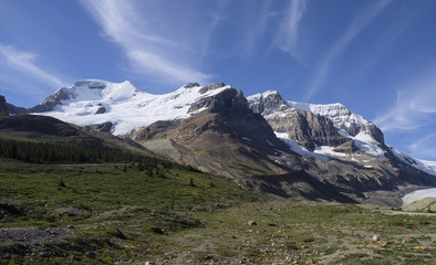 Mount Athabasca and Mount Andromeda