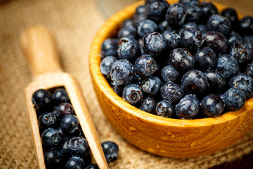 Fresh blueberries