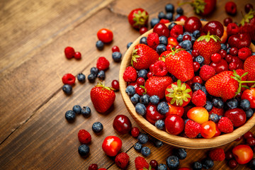 Fresh summer berries