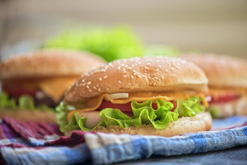 home made burgers