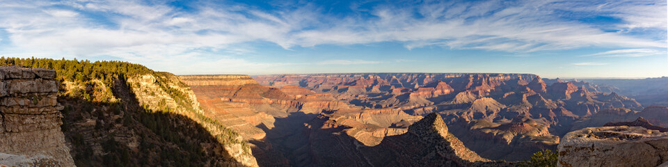 Grand canyon nation park, Arizona, USA. Panoramic image.