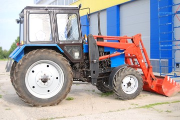 Obraz premium уборочная машина