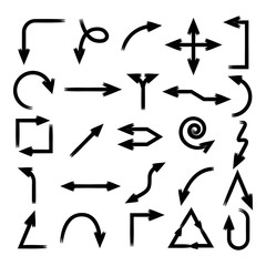 doodle arrow icons