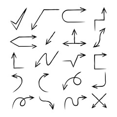 doodle arrow icons