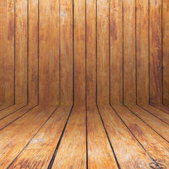 wooden wall and floor
