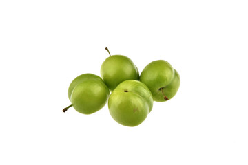 Green plums