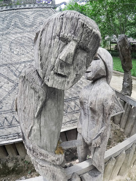 Male figure looking