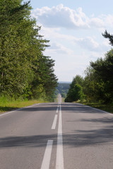 Obraz premium Landscape with the image of country road