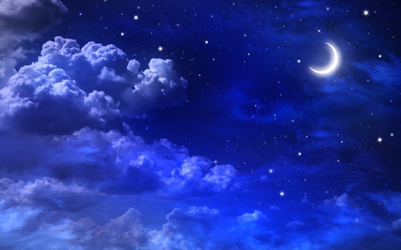 Fototapeta beautiful background, nightly sky
