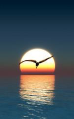 Naklejka premium Eagle