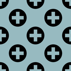 Pale blue medical pattern 1